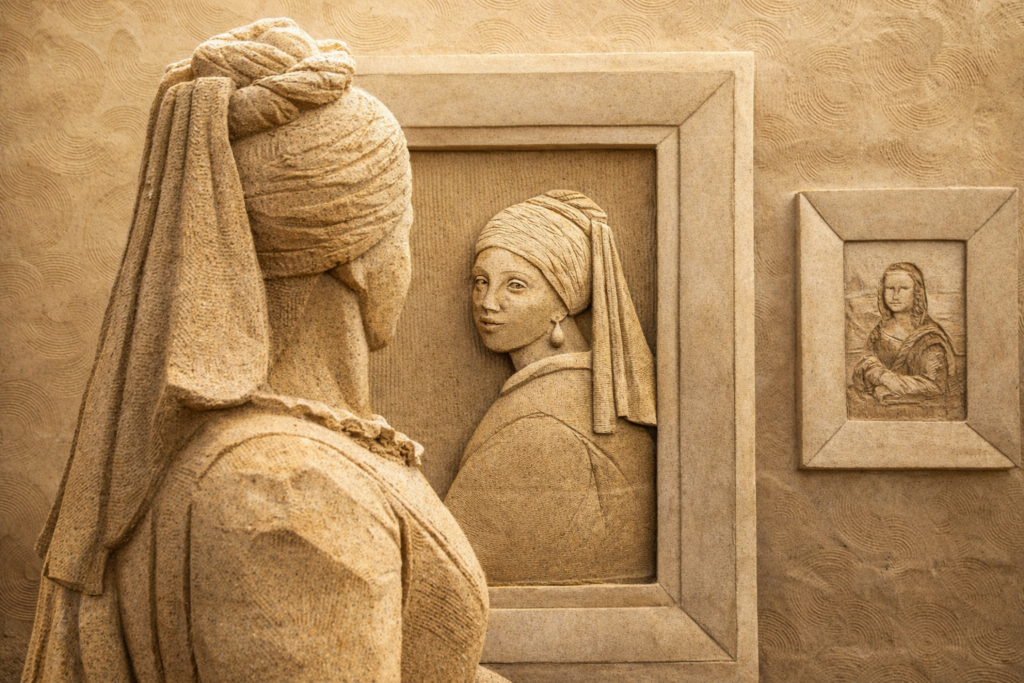 Familia, linaje, ansestros, espejo